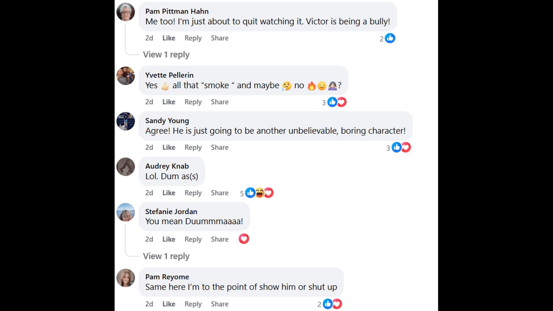 More fan reactions sharing the same sentiments (Image via Facebook/The Young and the Restless)